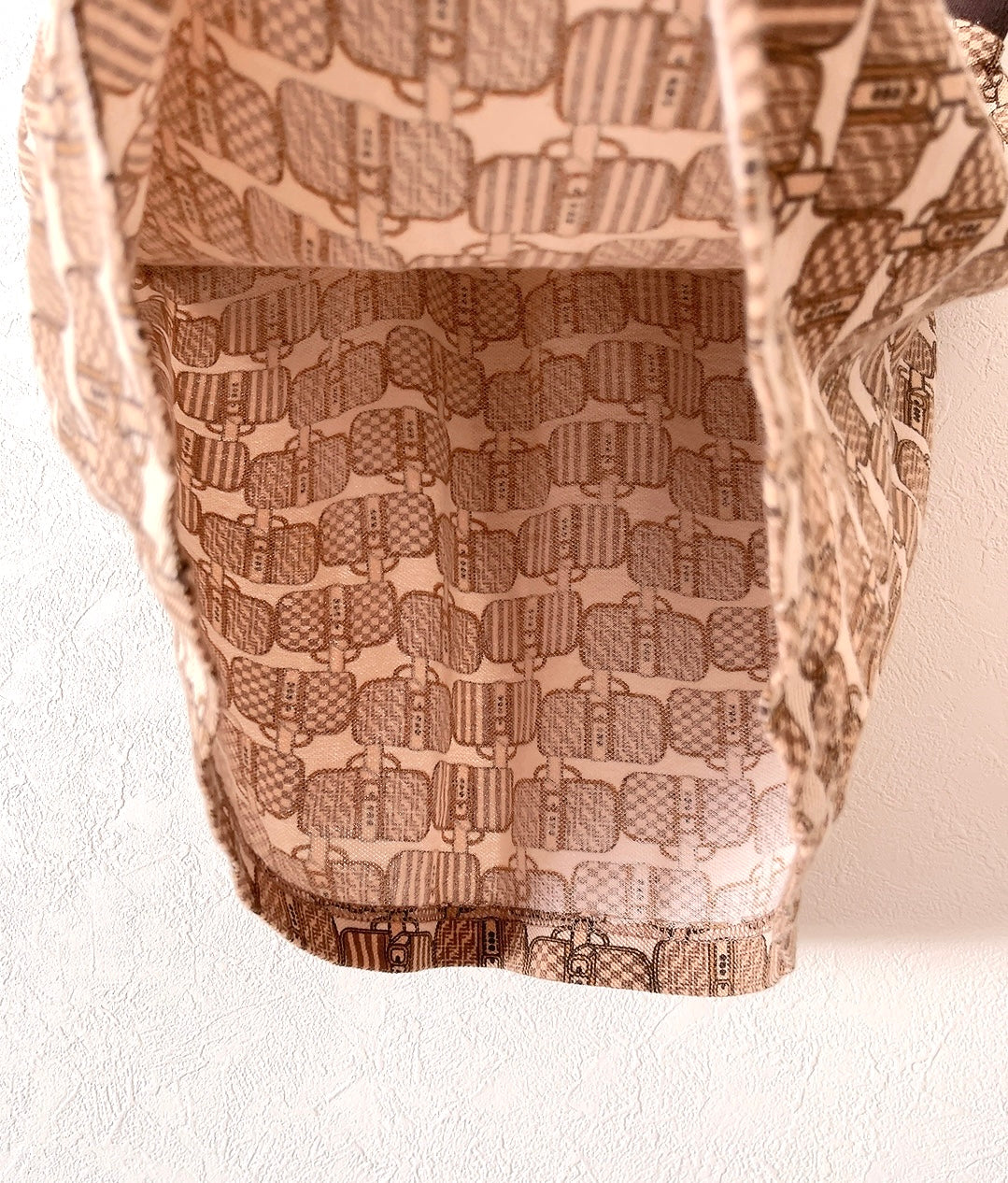 FENDI vintage bag pattern polo tank top