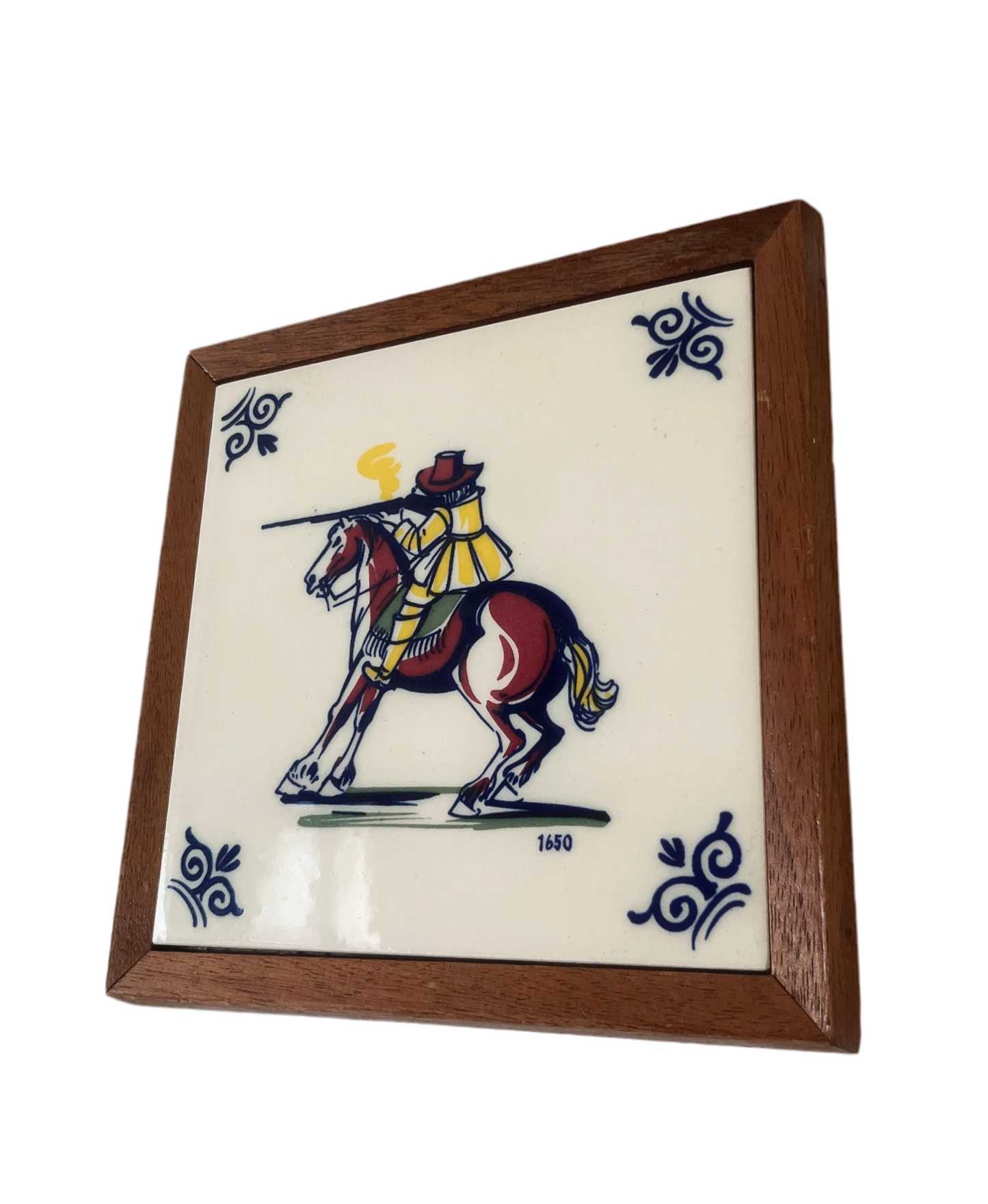 vintage ceramic tile frame