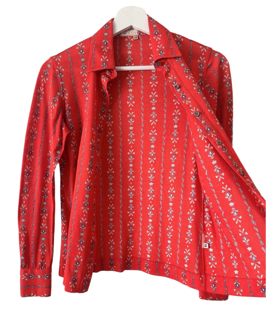 70s old CELINE cotton blouse