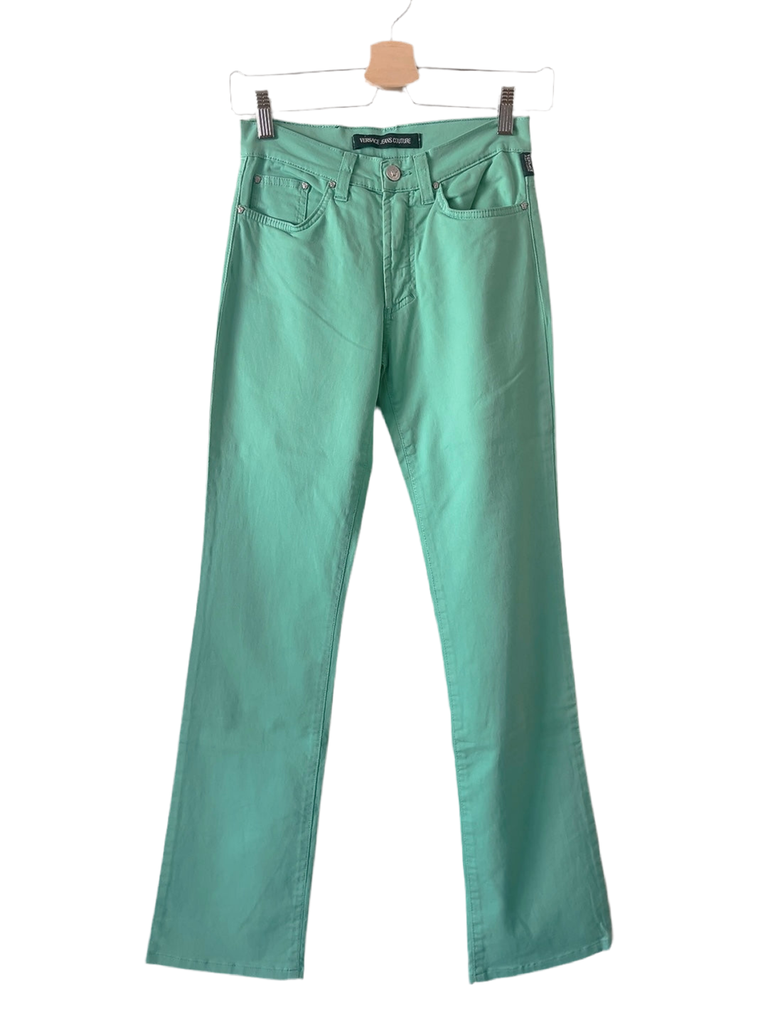VERSACE JEANS COUTURE light green pants