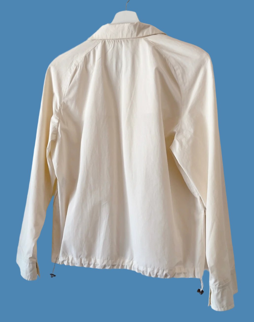 MaxMara - weekend line white cotton blouson