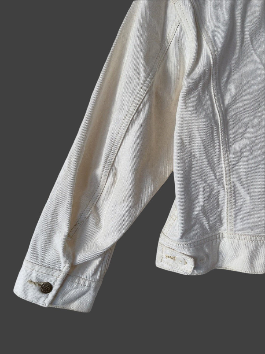 Lee vintage white riders denim jacket