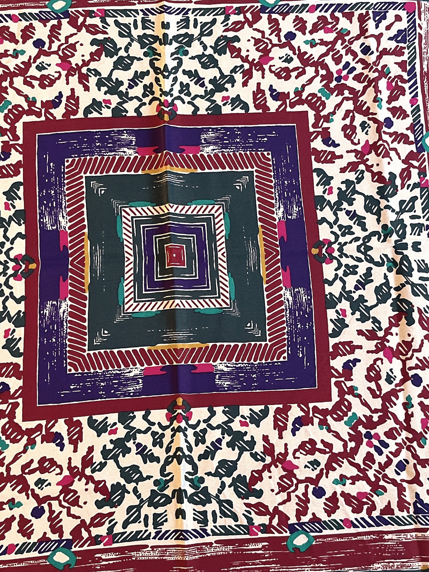 JAEGER vintage silk scarf