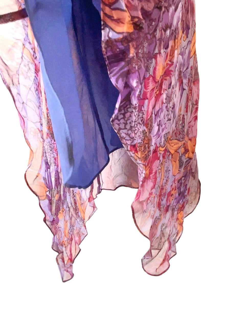 BETSEY JOHNSON vintage silk camisole long dress