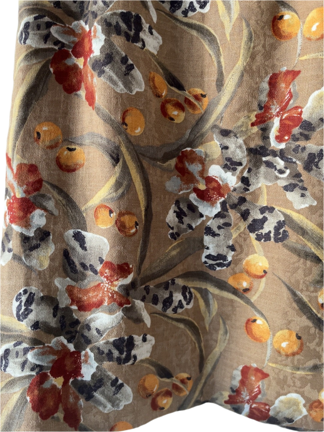 vintage pattern tight skirt