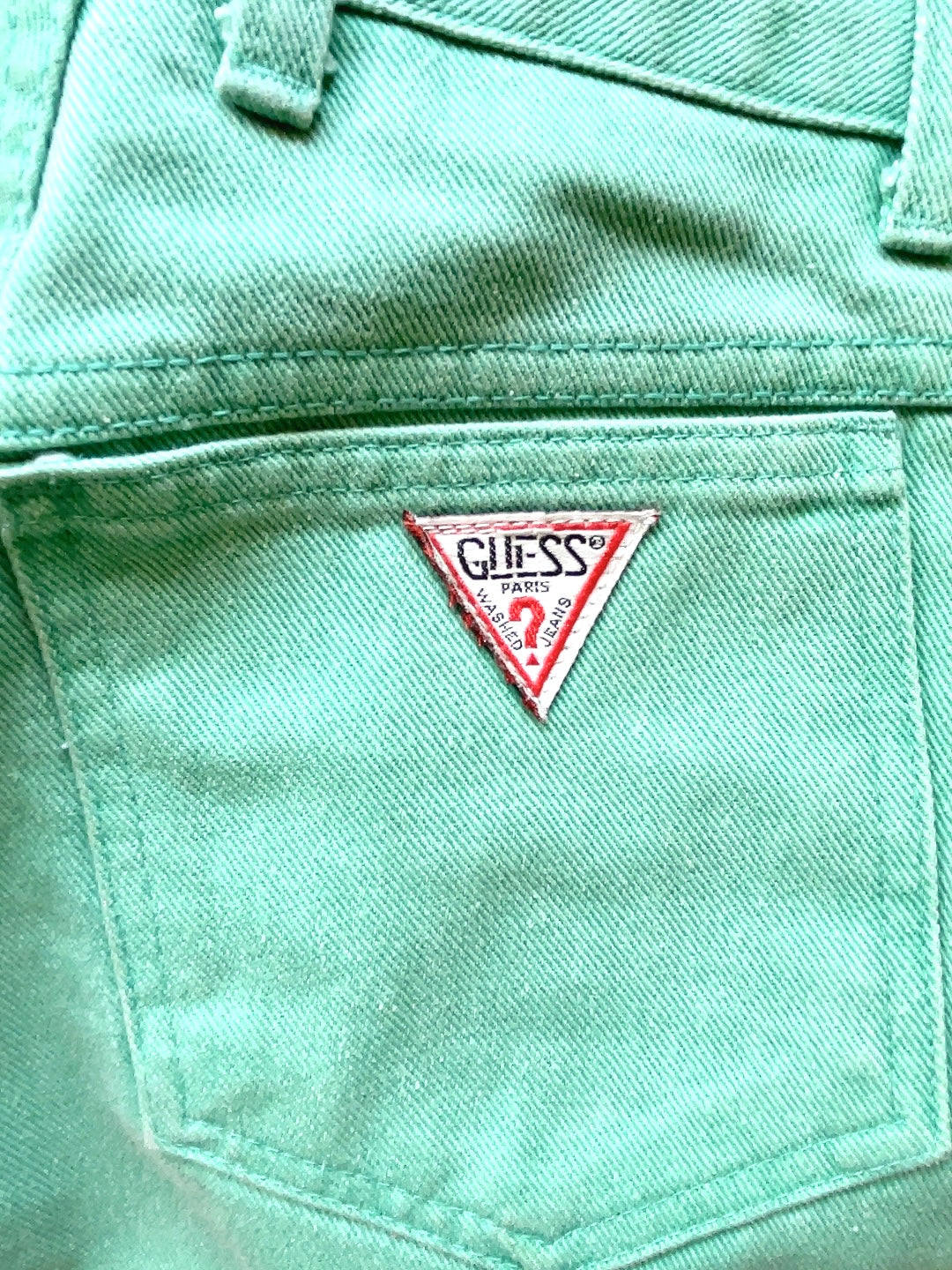 GUESS vintage cut-off denim pants