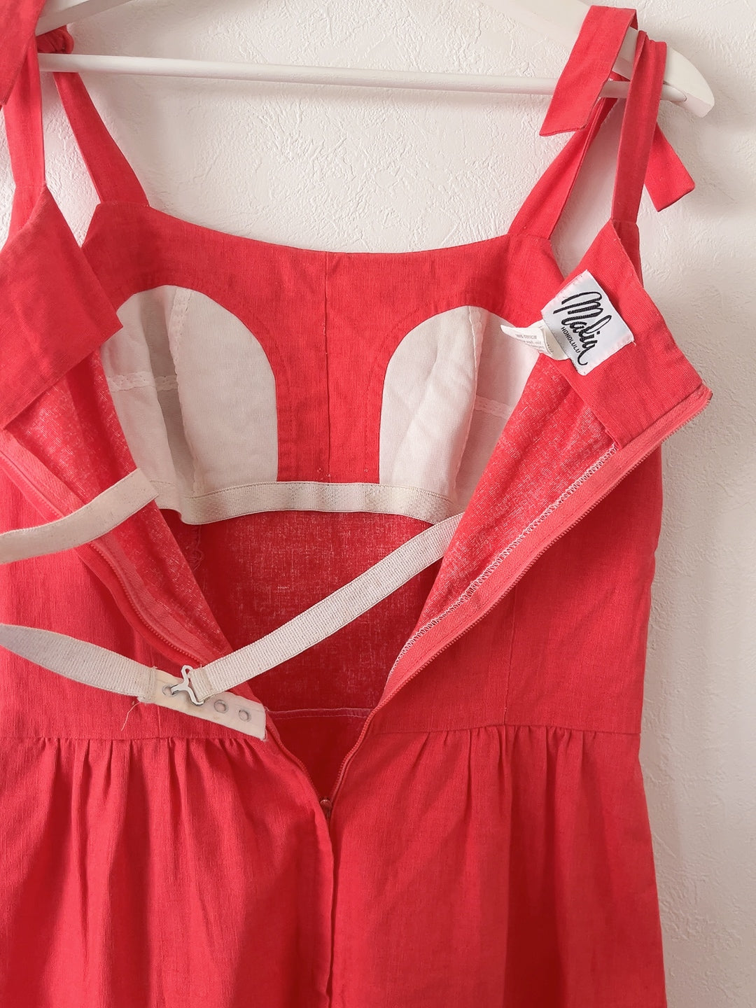 Vintage Hawaiian cotton camisole dress