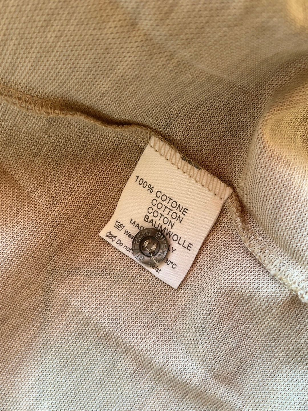 GIVENCHY 80s deadstock logo polo shirt