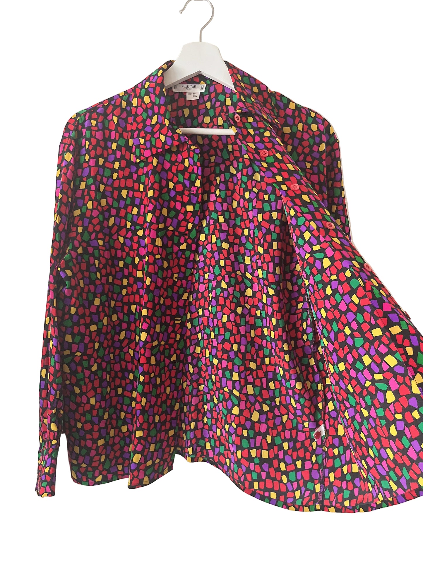 old Celine silk blouse