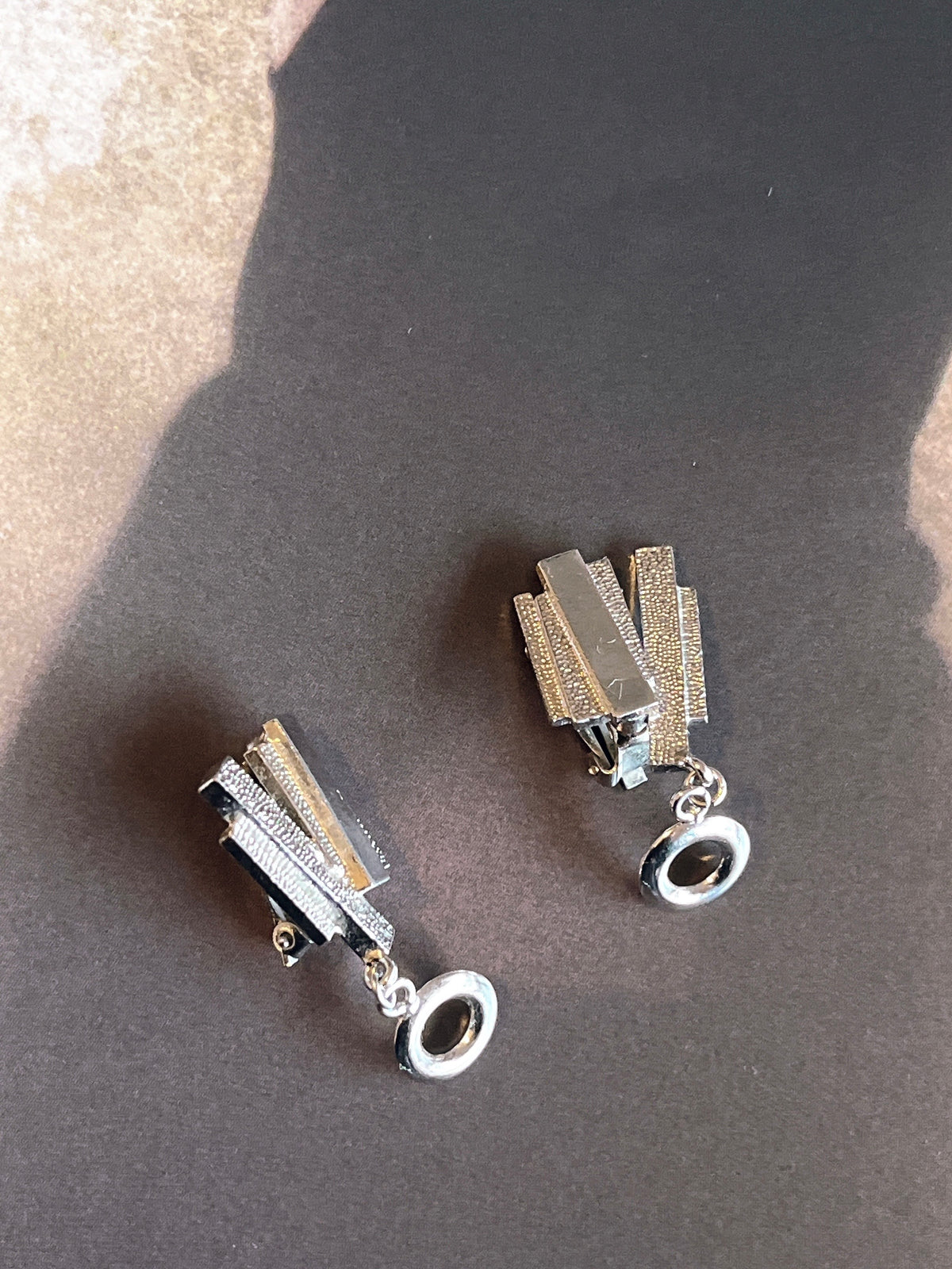 Paco Rabanne silver earrings