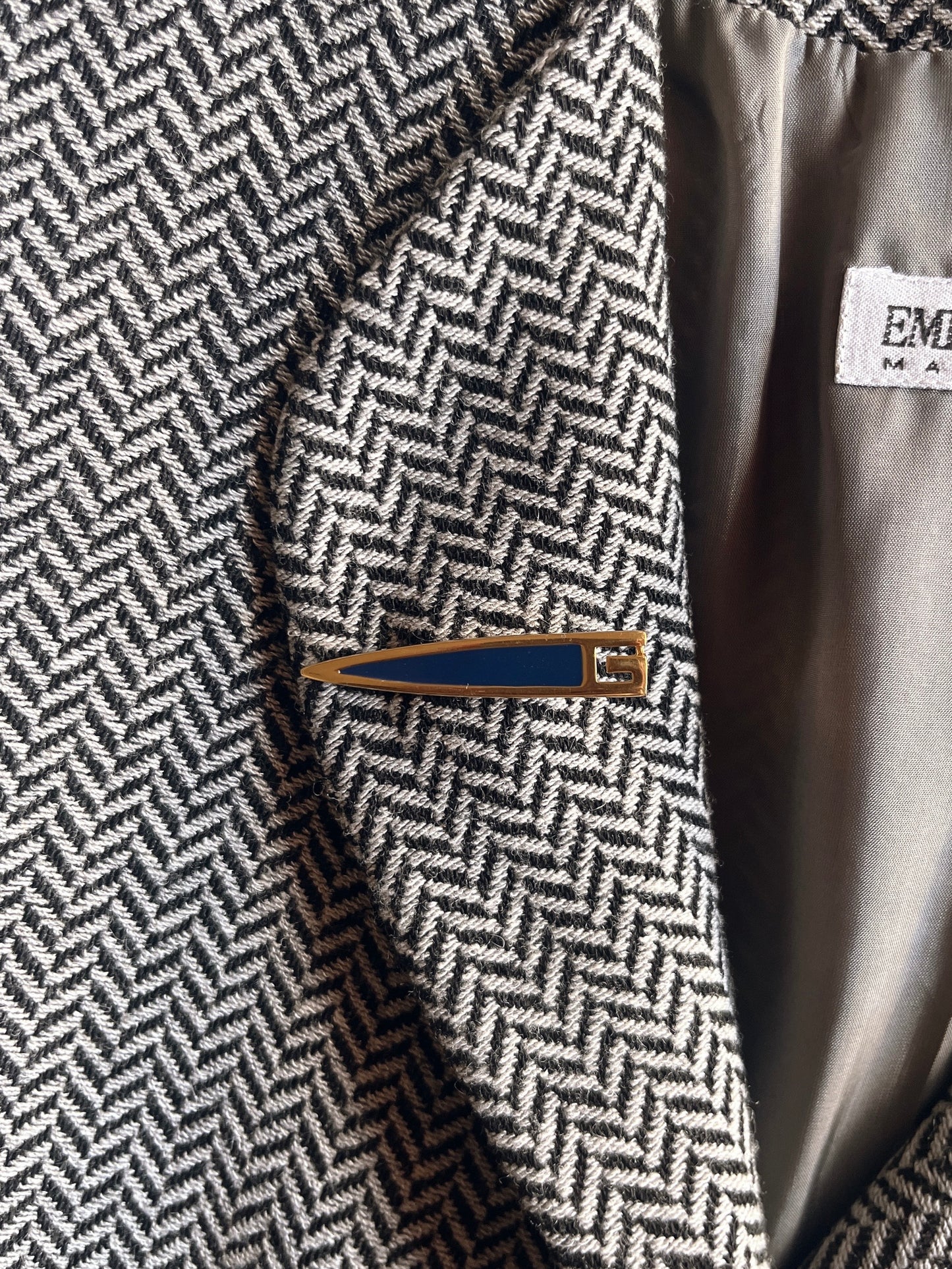 Givenchy 1979 logo brooch