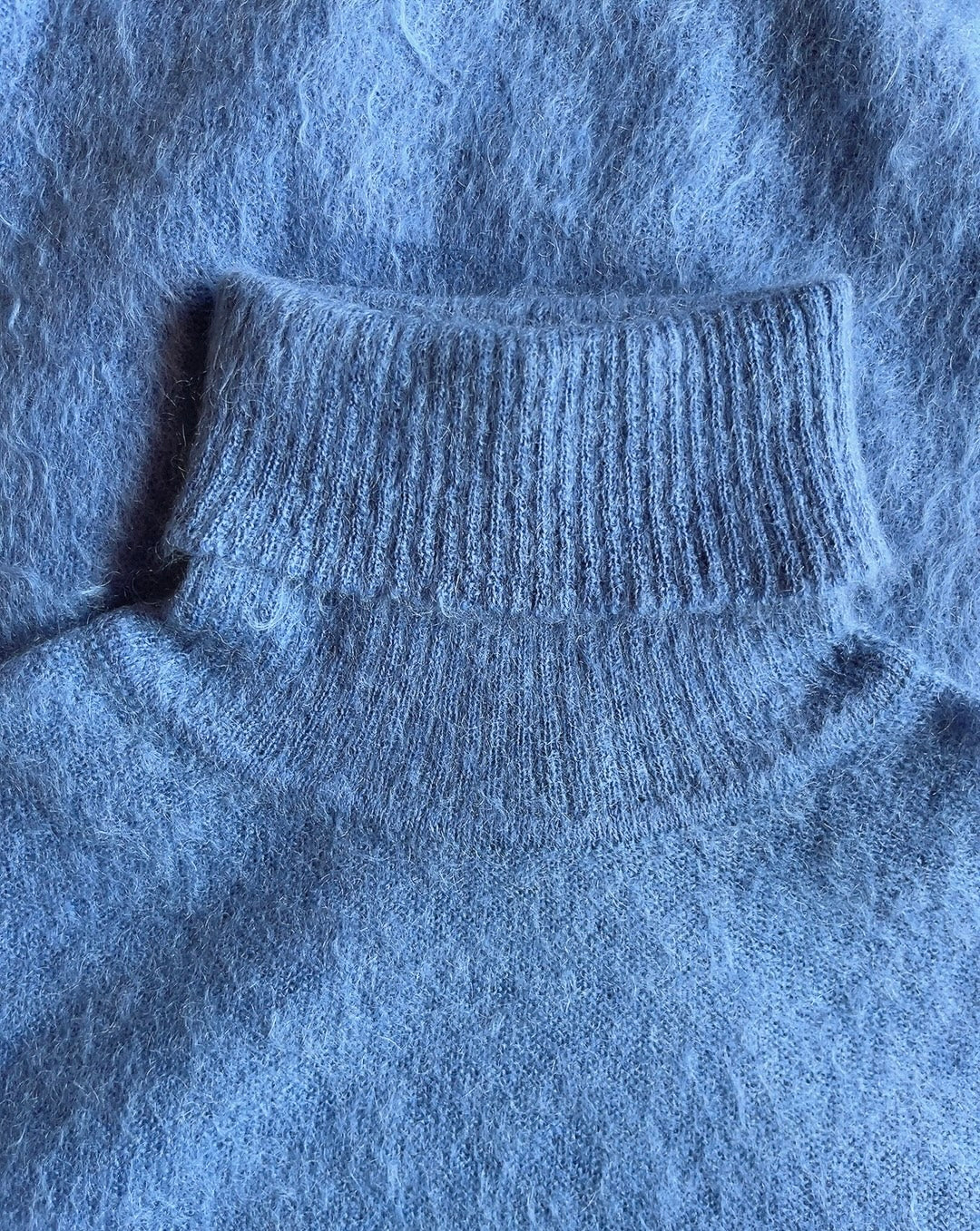 Celine blue turtle neck sweater