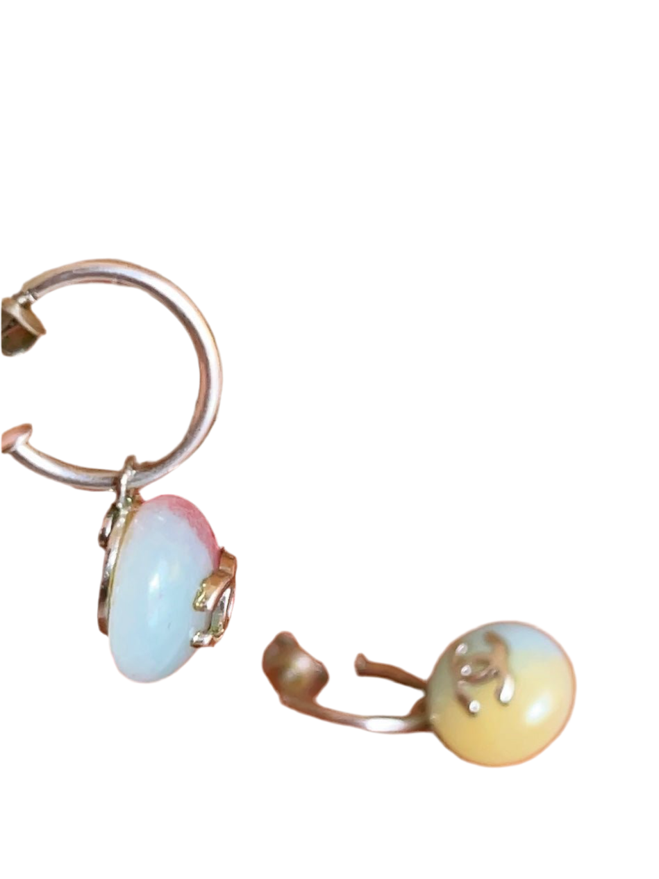 CHANEL 1999 stone earrings