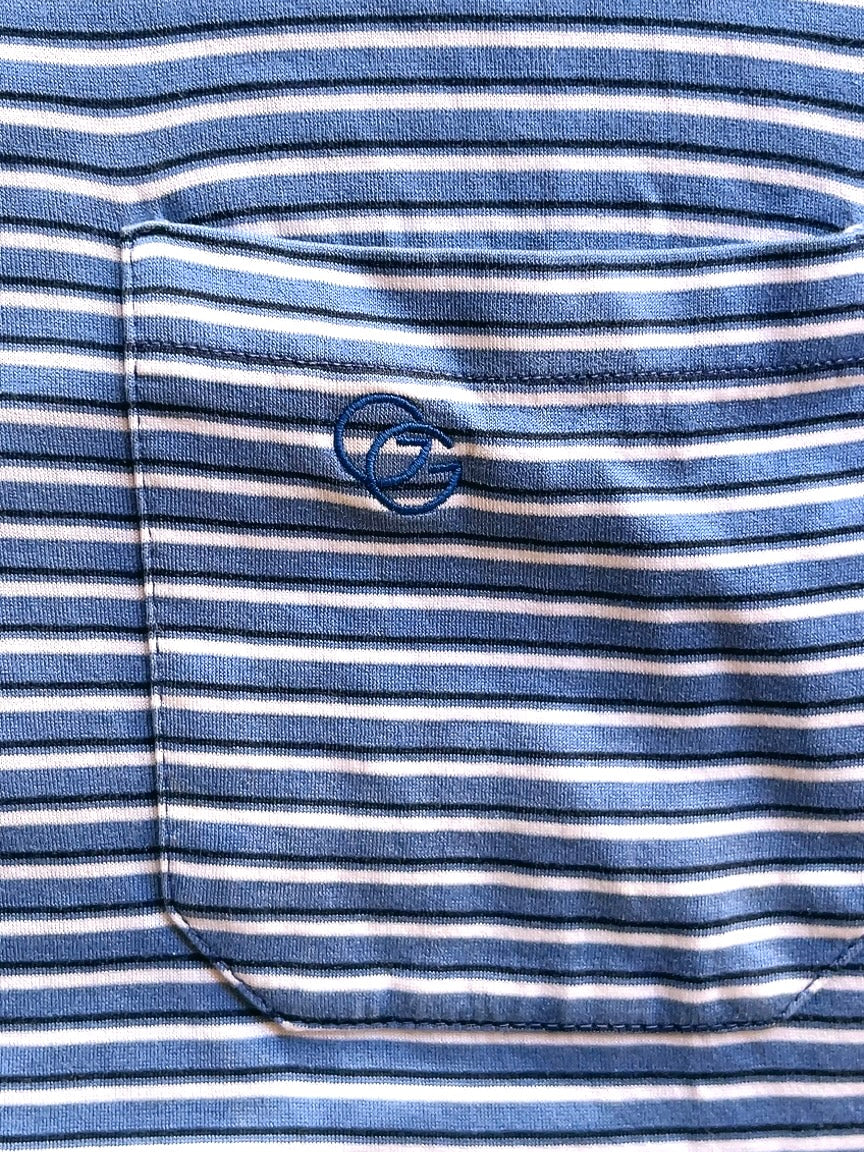 GIVENCHY gentleman vintage stripe polo shirt