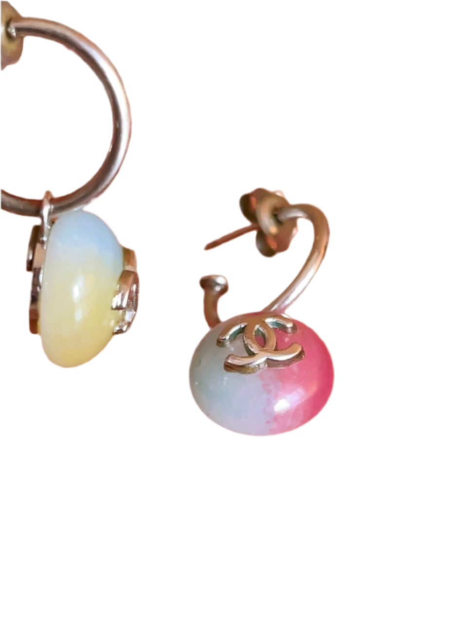 CHANEL 1999 stone earrings