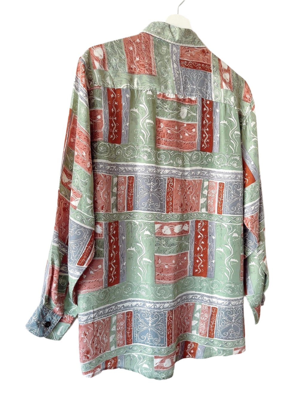vintage silk pattern shirt