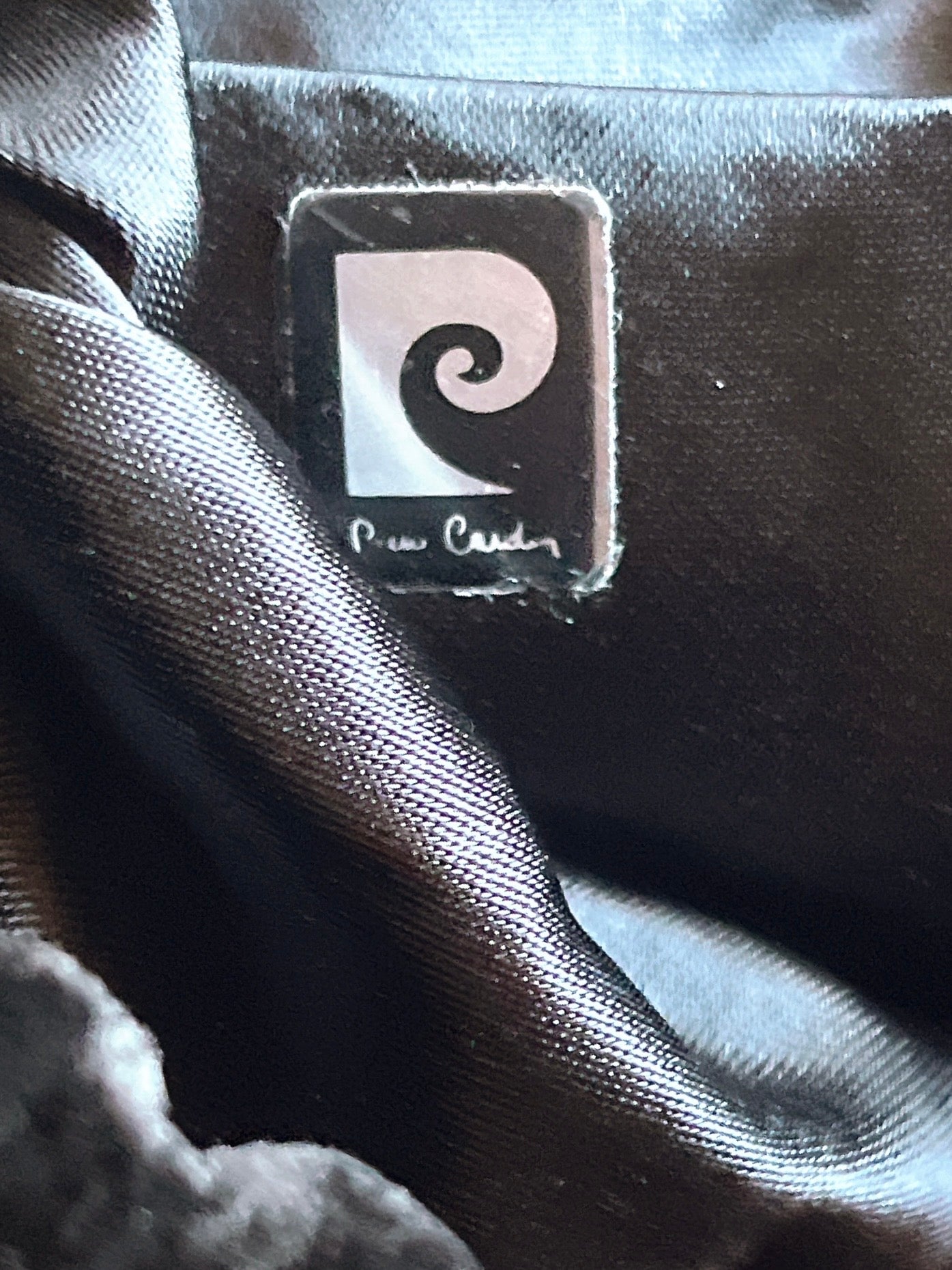 Pierre Cardin velour bijou bag