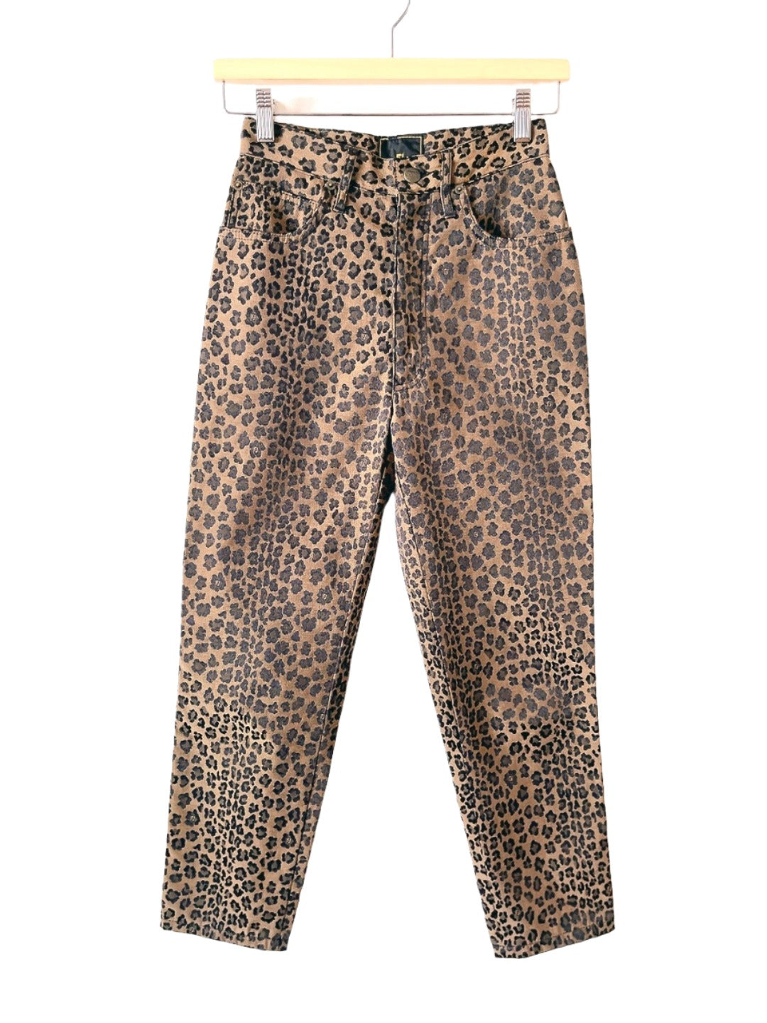 FENDI 90s vintage leopard jeans