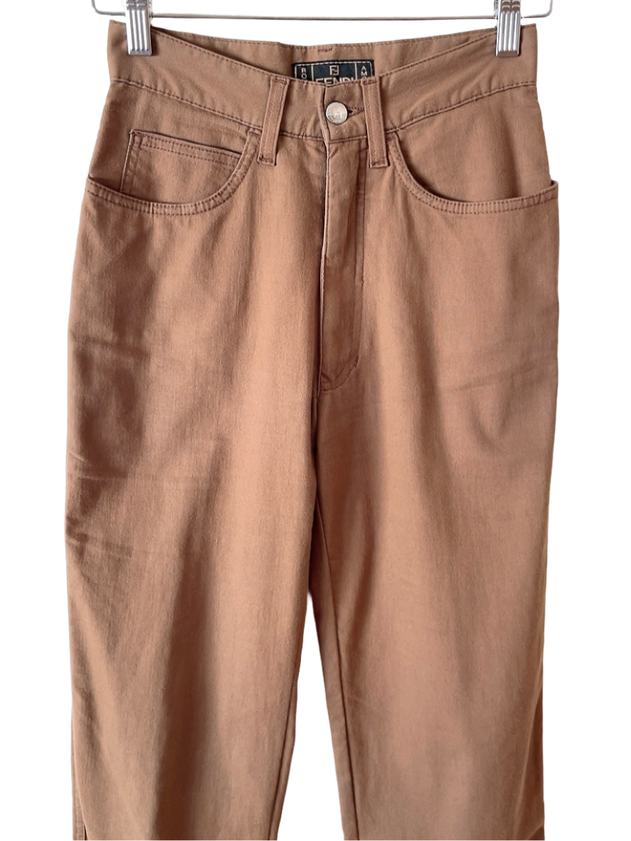 FENDI 90s Vintage cotton pants