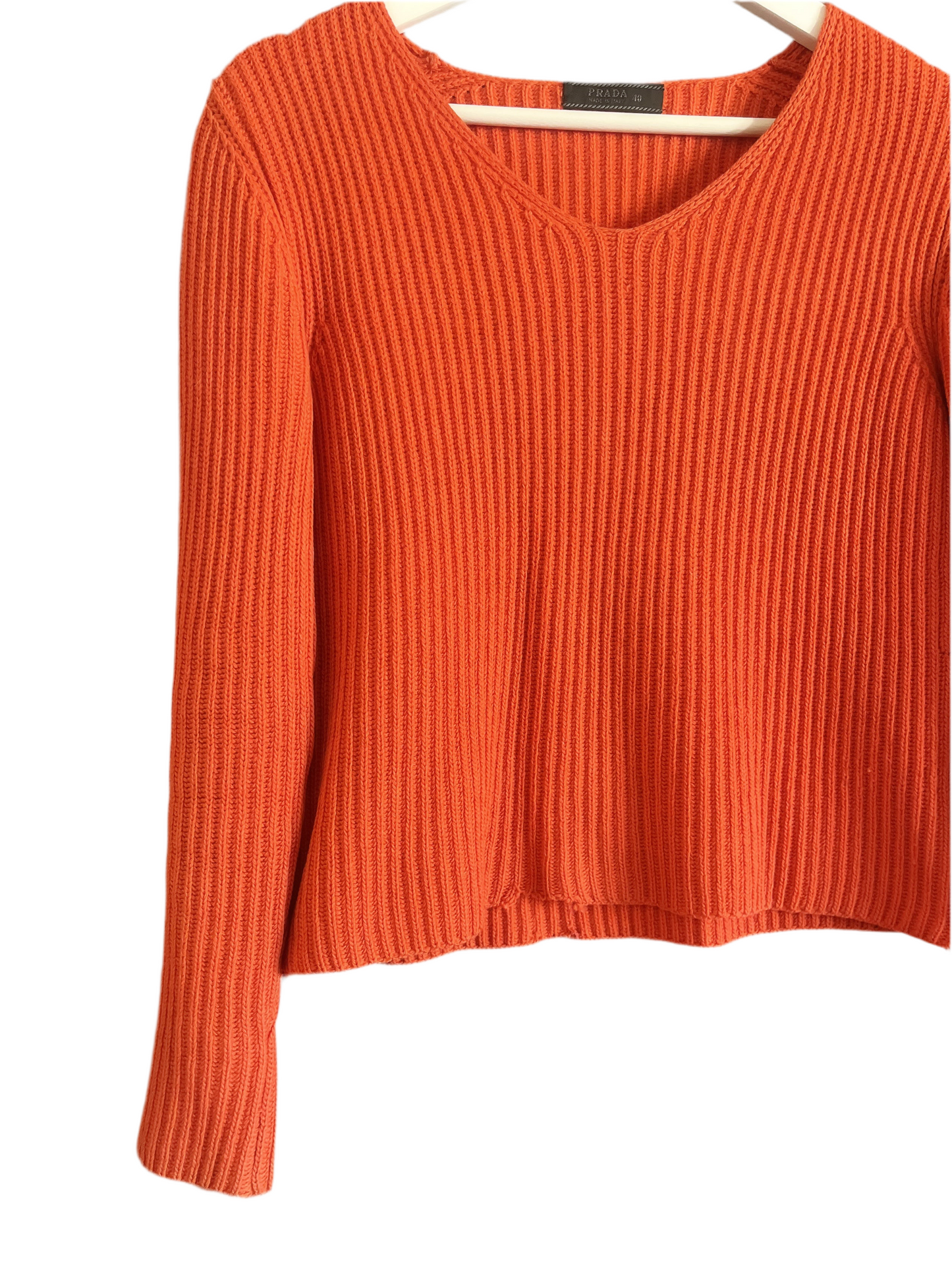 PRADA orange sweater
