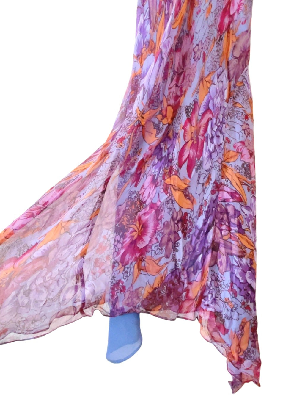 BETSEY JOHNSON vintage silk camisole long dress
