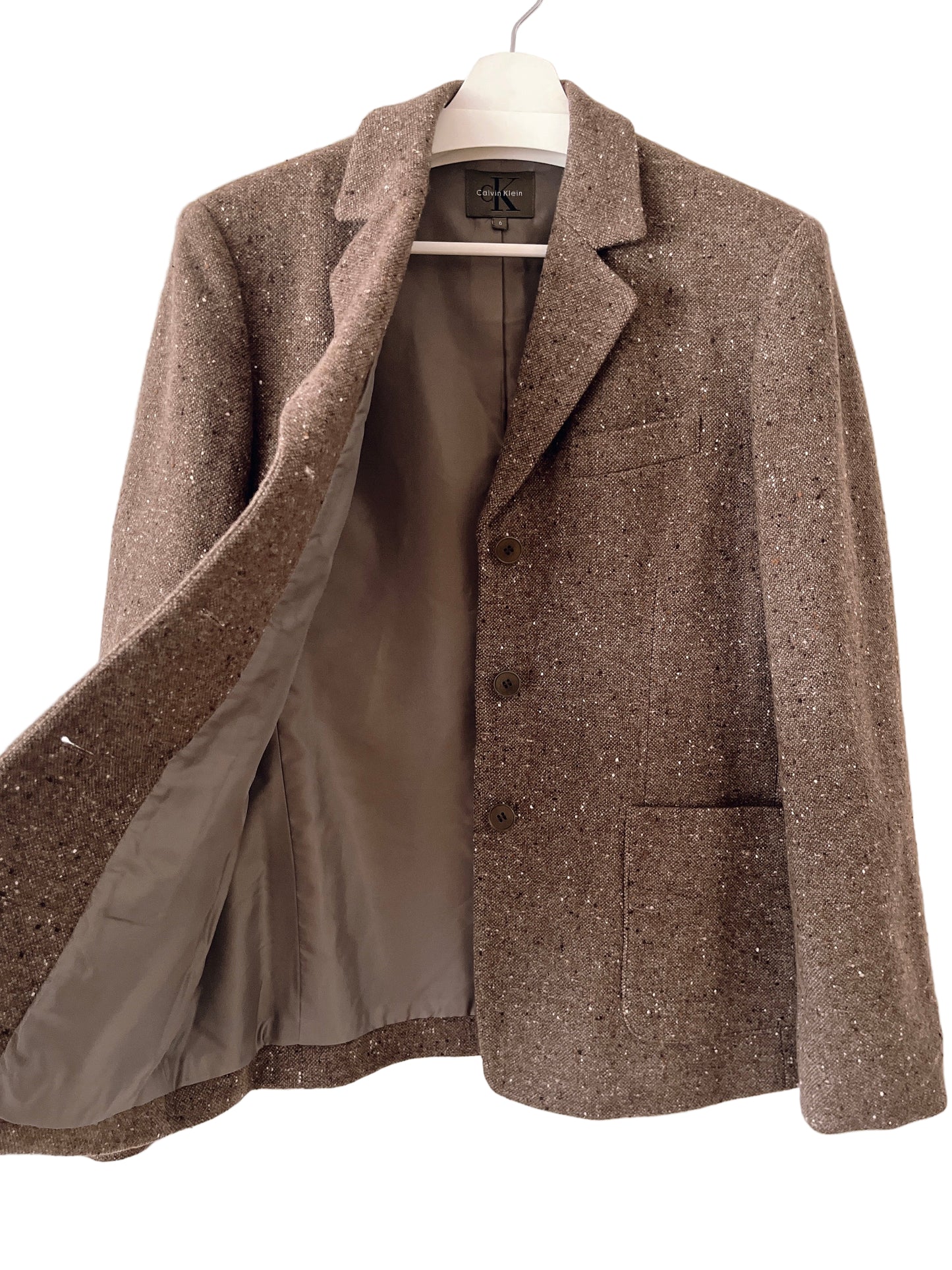 CALVIN KLEIN vintage tweed jacket
