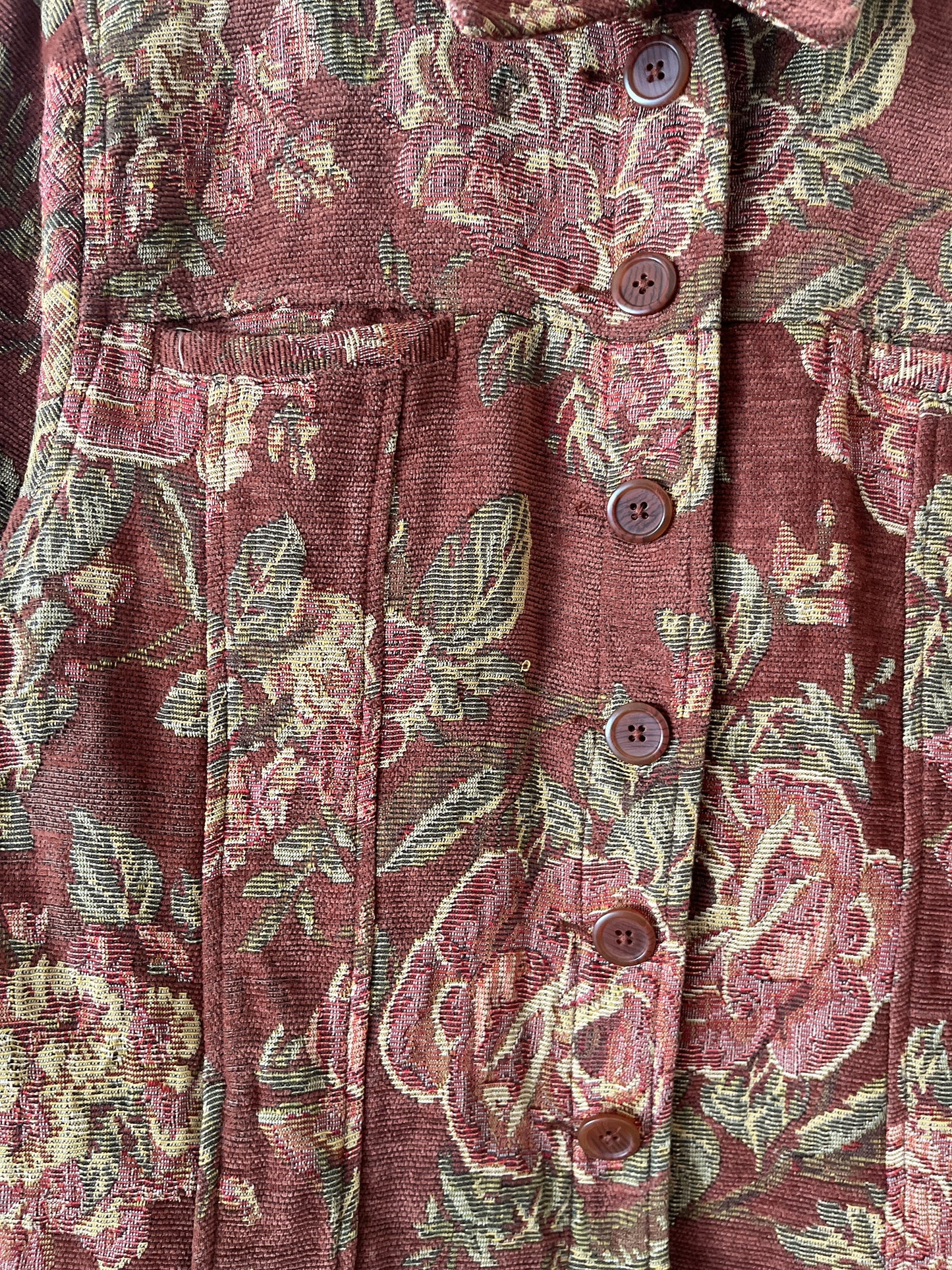 vintage autumn color Gobelins jacket