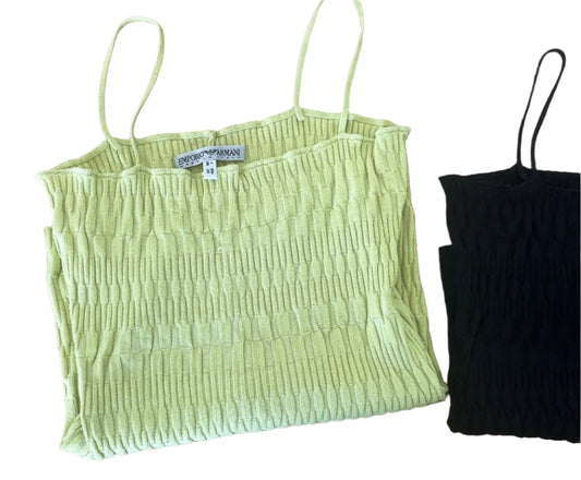 EMPORIO ARMANI knit tank top