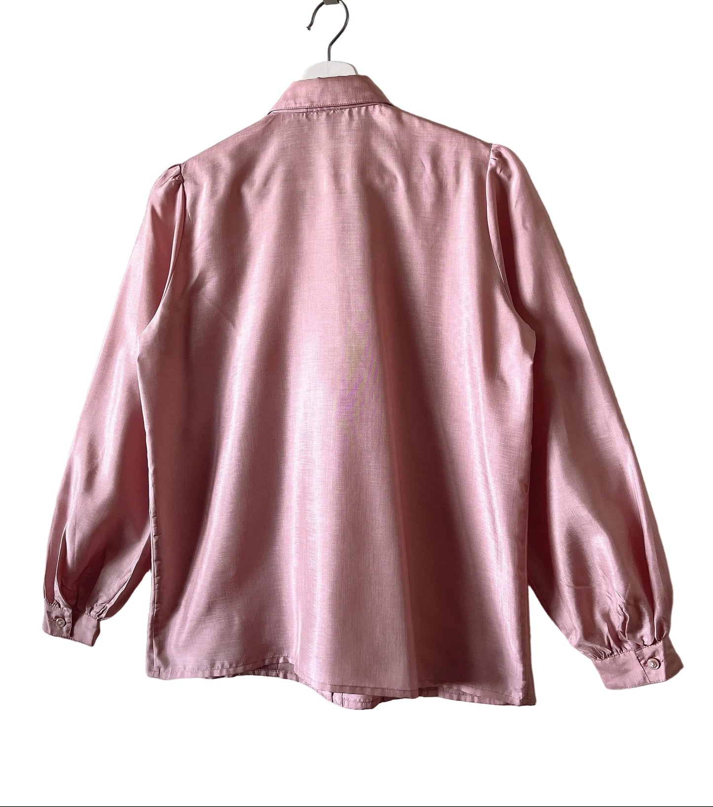 Pierre Balmain pink ribbon blouse