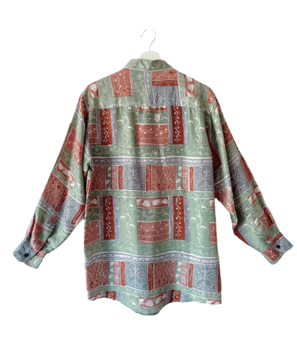 vintage silk pattern shirt