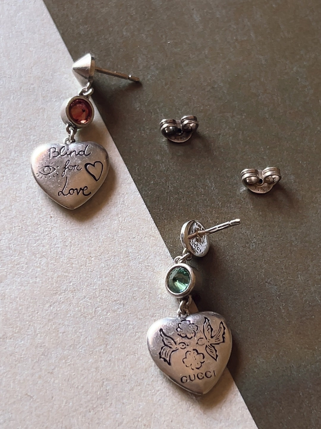 GUCCI ‘Blind for Love’ slv925 earrings