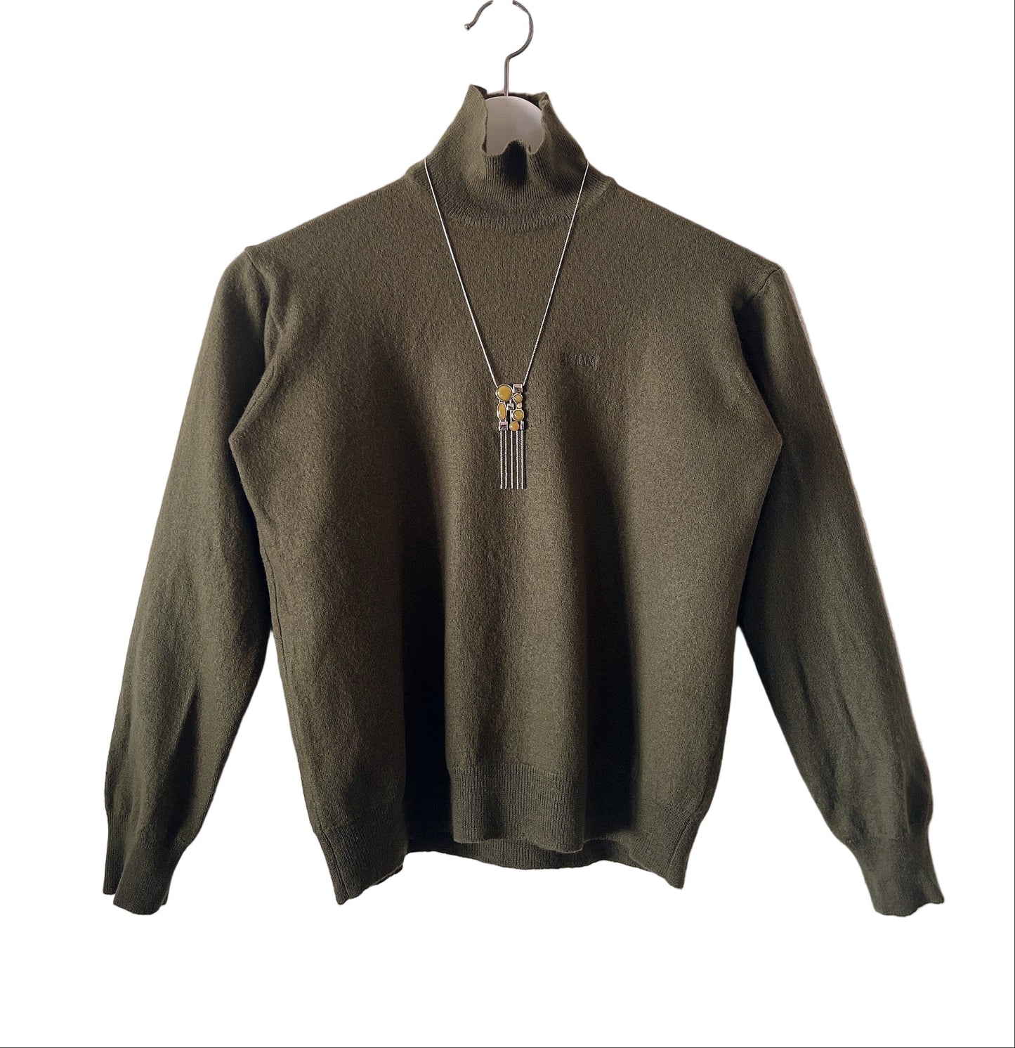 ARMANI COLLEZIONI khaki sweater