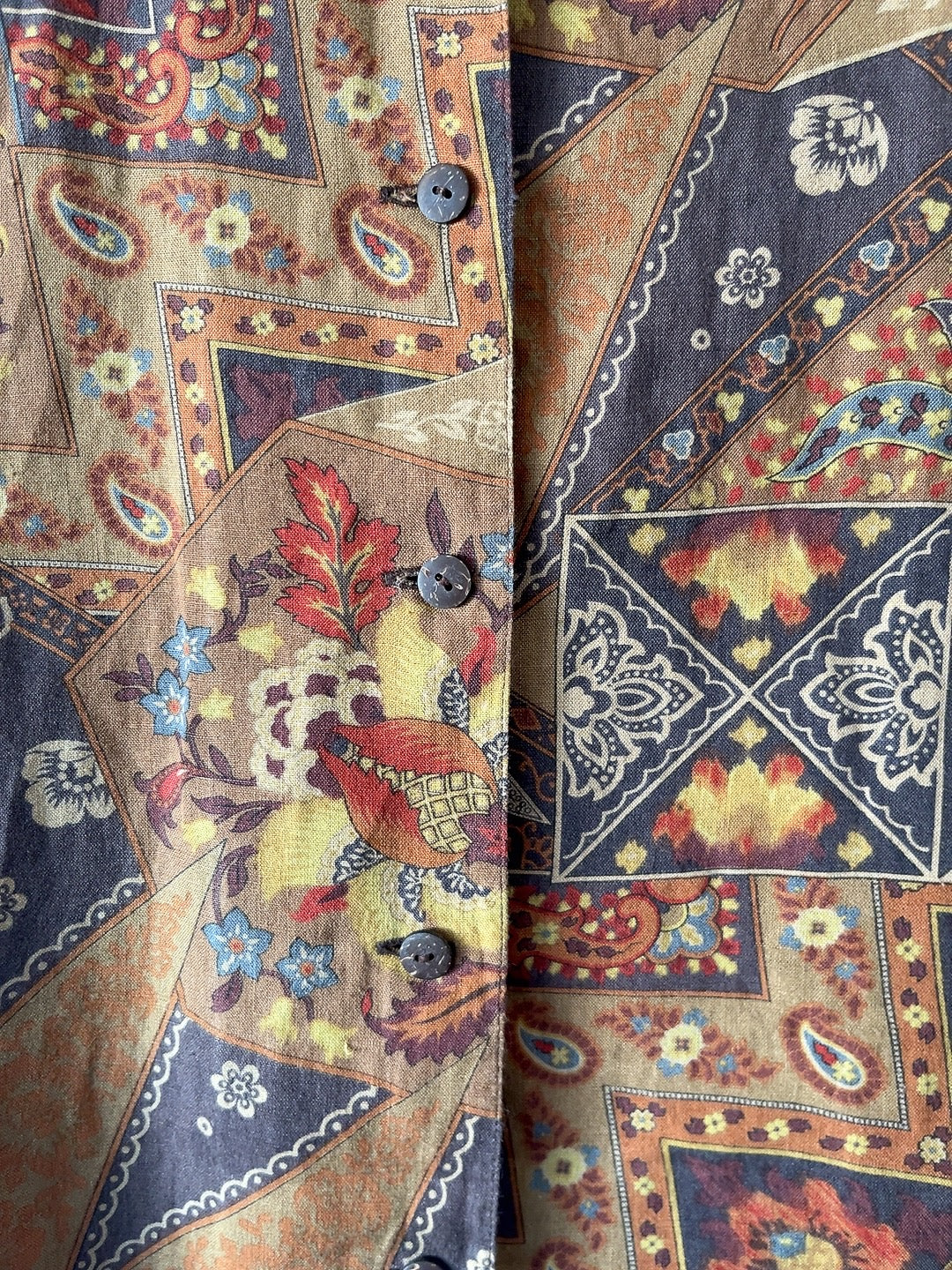 80s Burberrys linen shirt