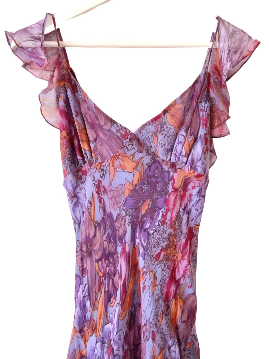 BETSEY JOHNSON vintage silk camisole long dress