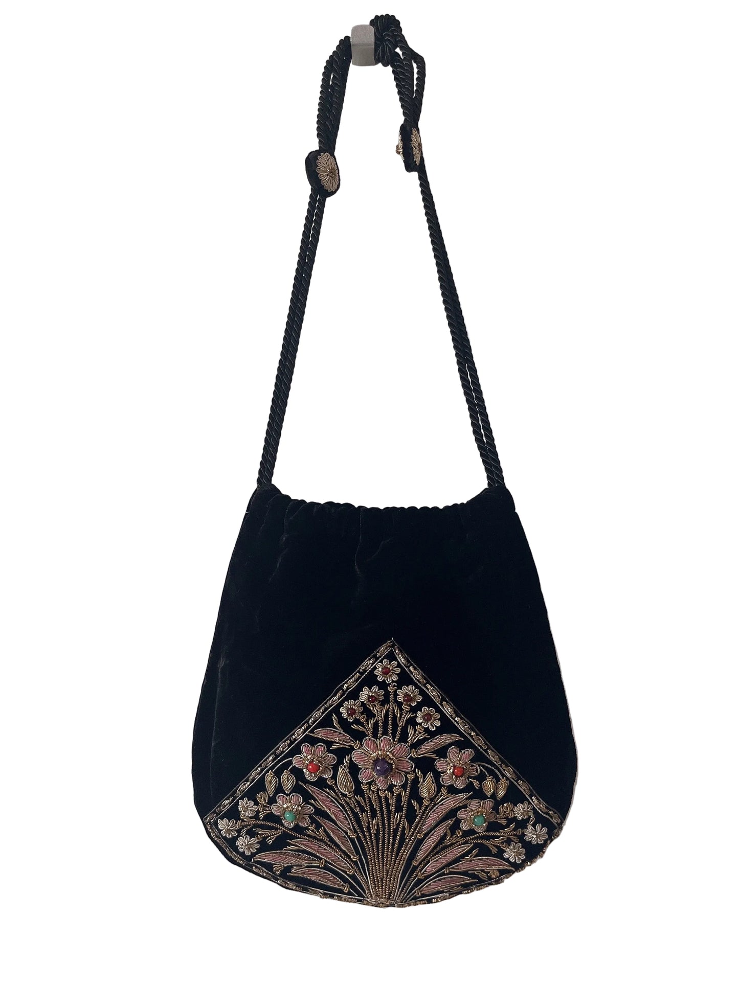 Pierre Cardin velour bijou bag