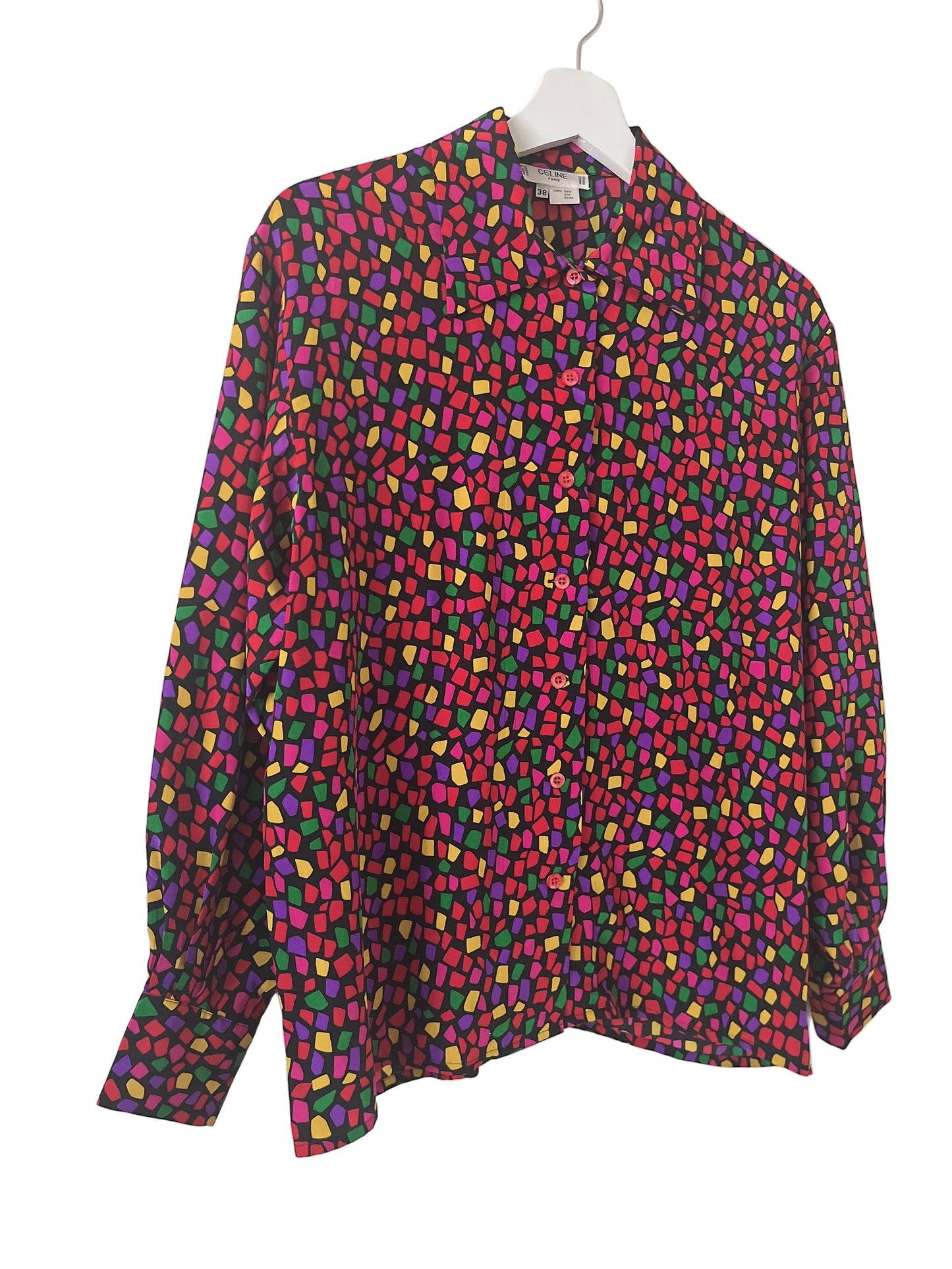 old Celine silk blouse