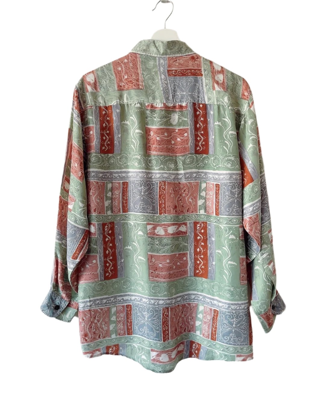 vintage silk pattern shirt