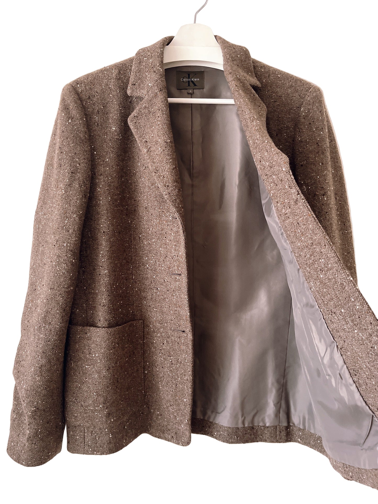 CALVIN KLEIN vintage tweed jacket