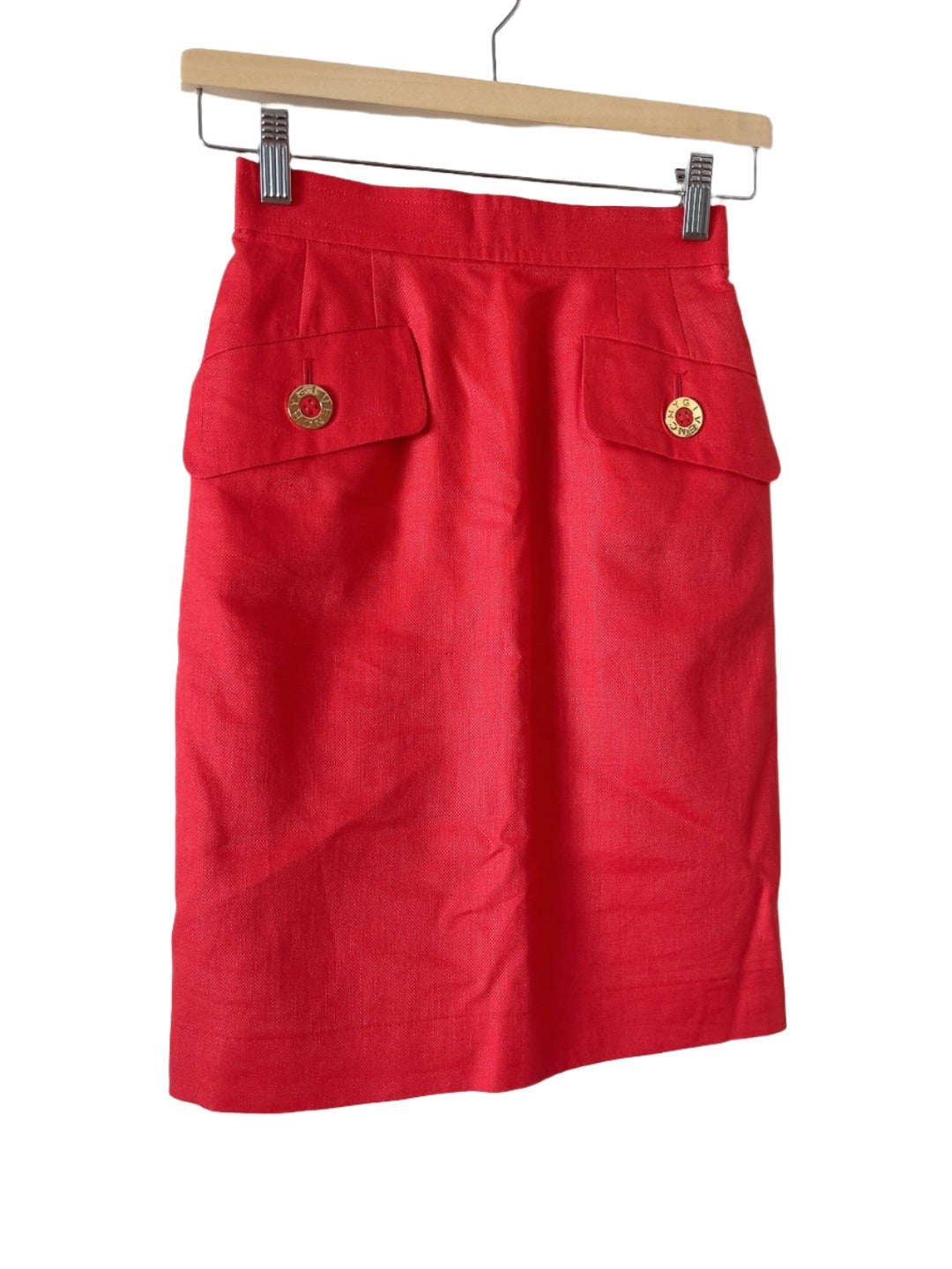 GIVENCHY vintage dead stock linen skirt