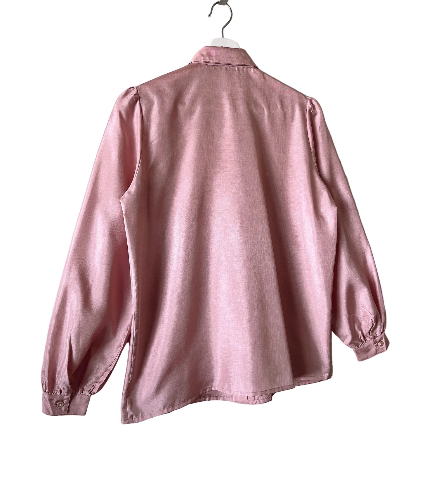 Pierre Balmain pink ribbon blouse