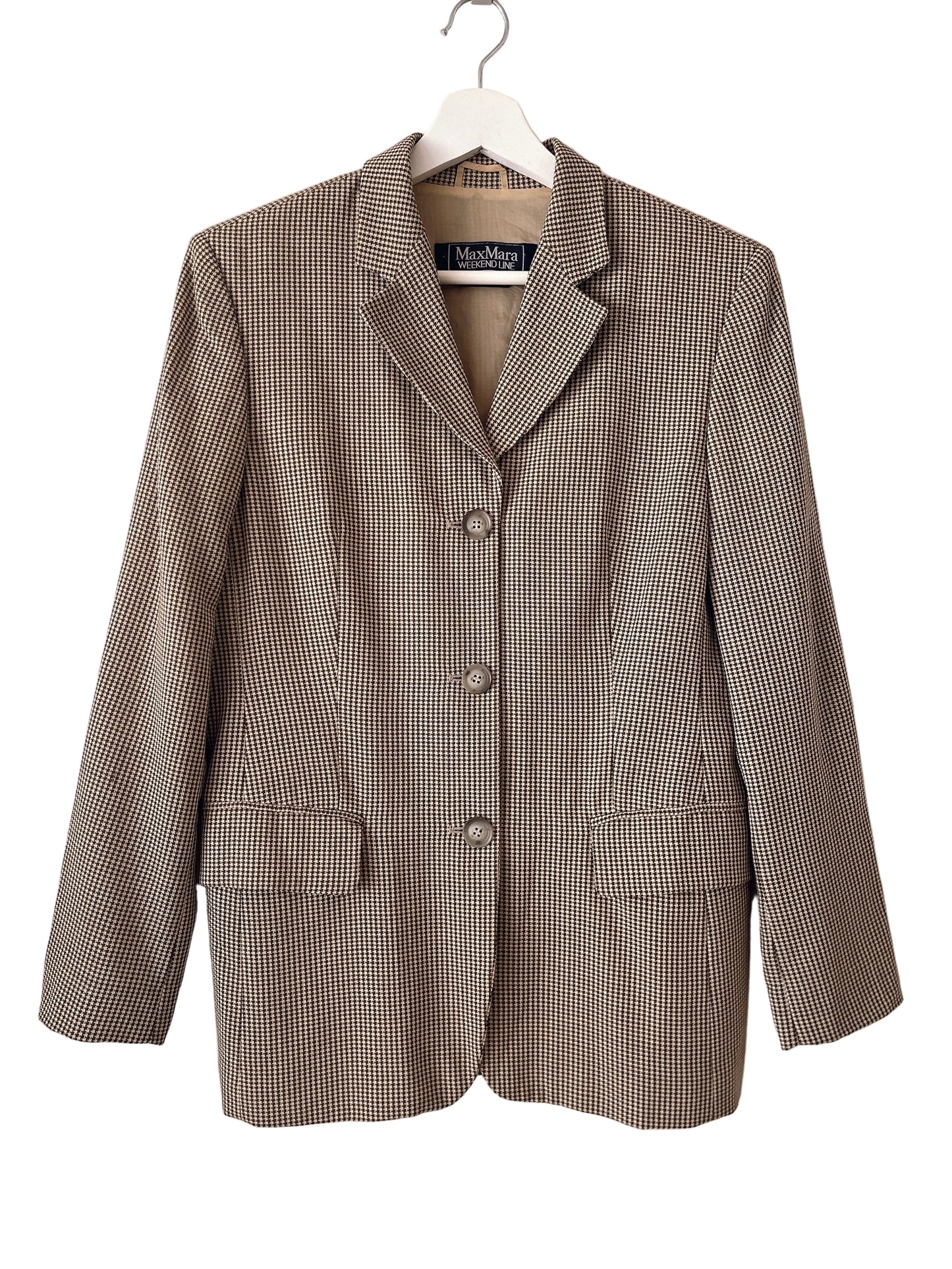 MaxMara WEEKEND LINE vintage glen check jacket