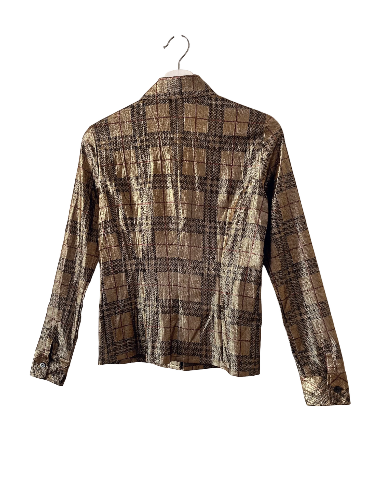 Burberrys golden check skirt