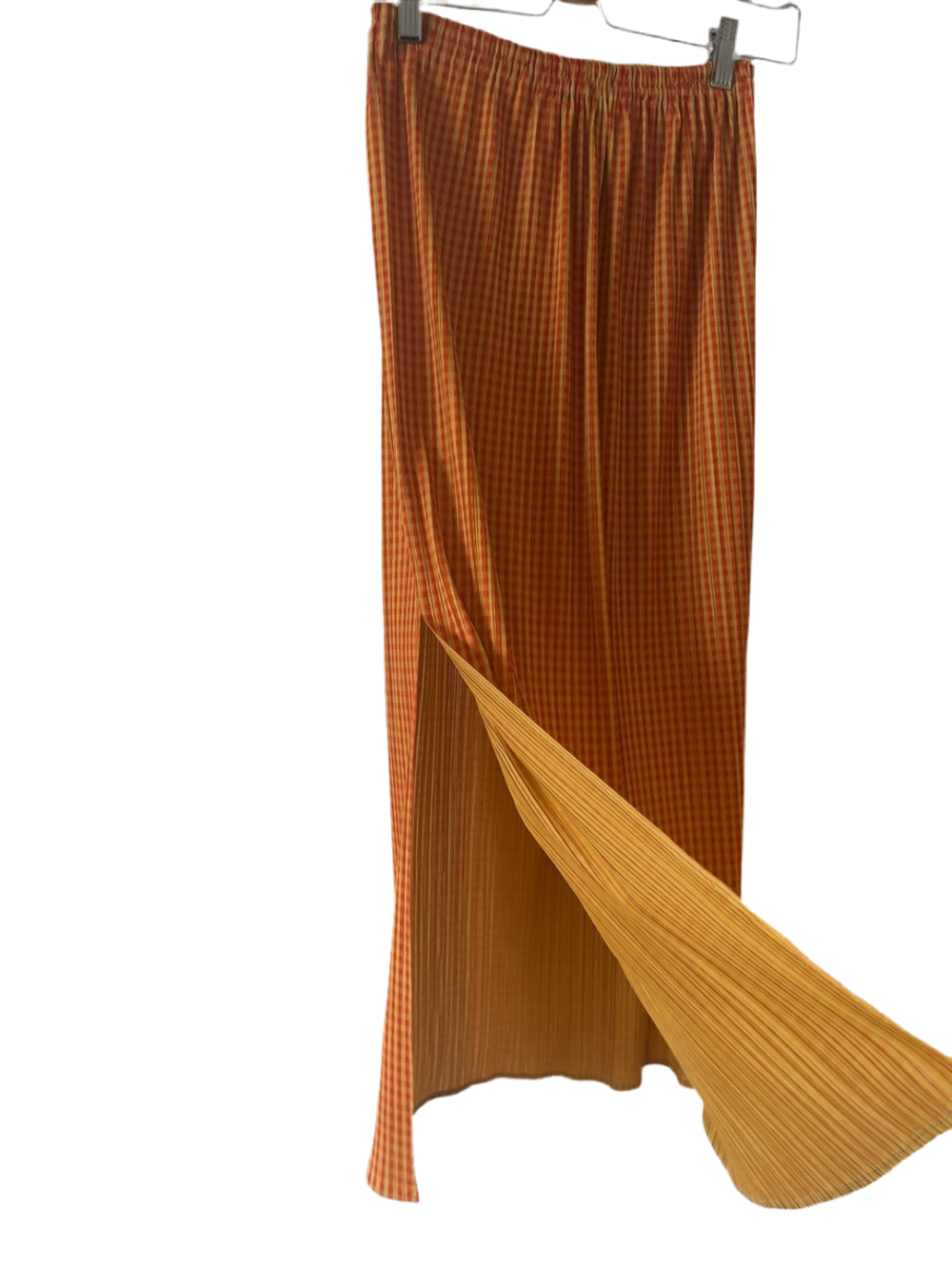 ISSEY MIYAKE - PLEATS PLEASE check skirt