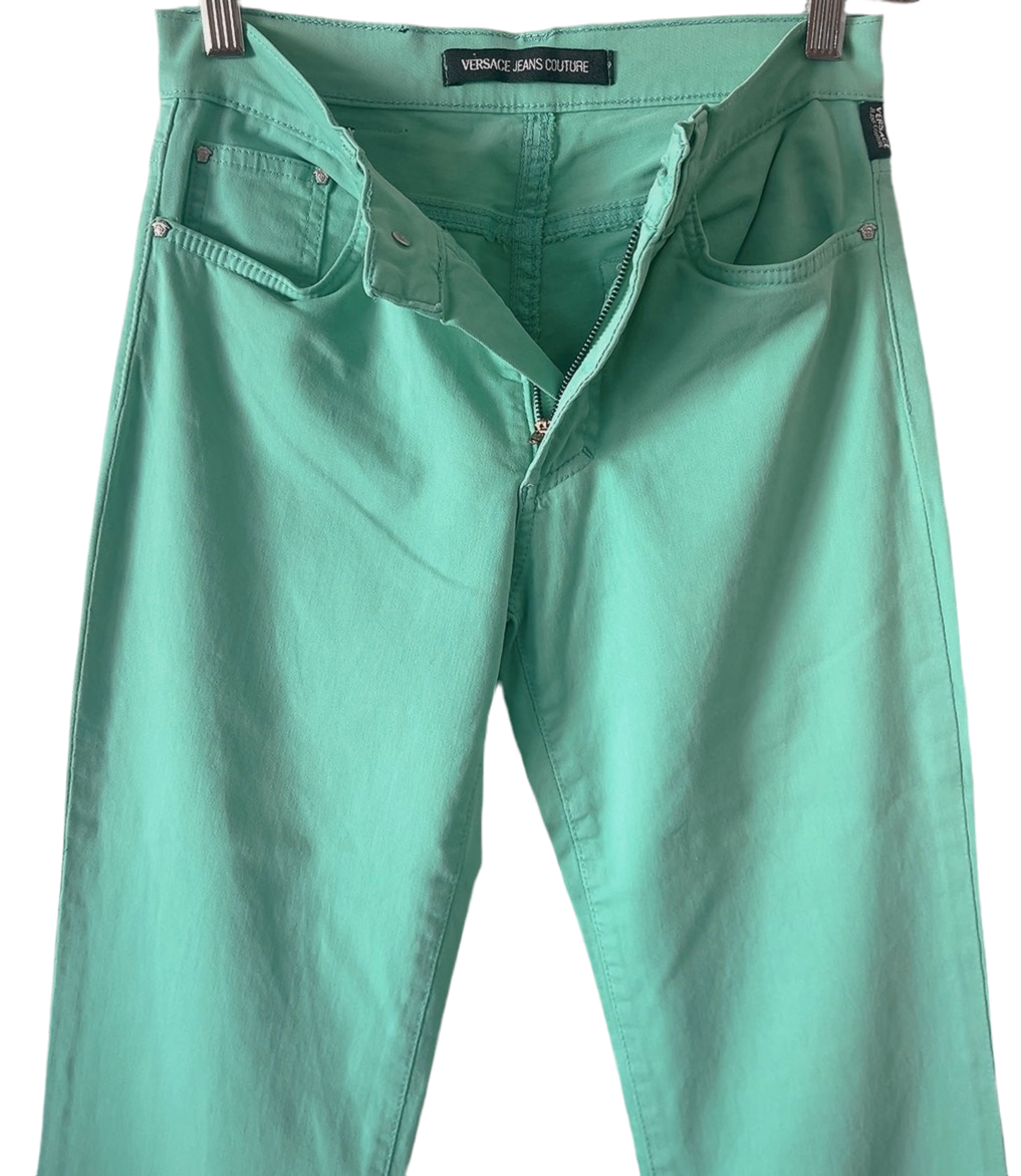 VERSACE JEANS COUTURE light green pants