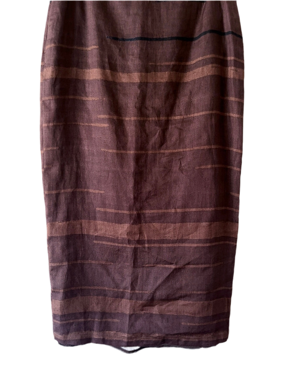 MaxMara linen long slit skirt