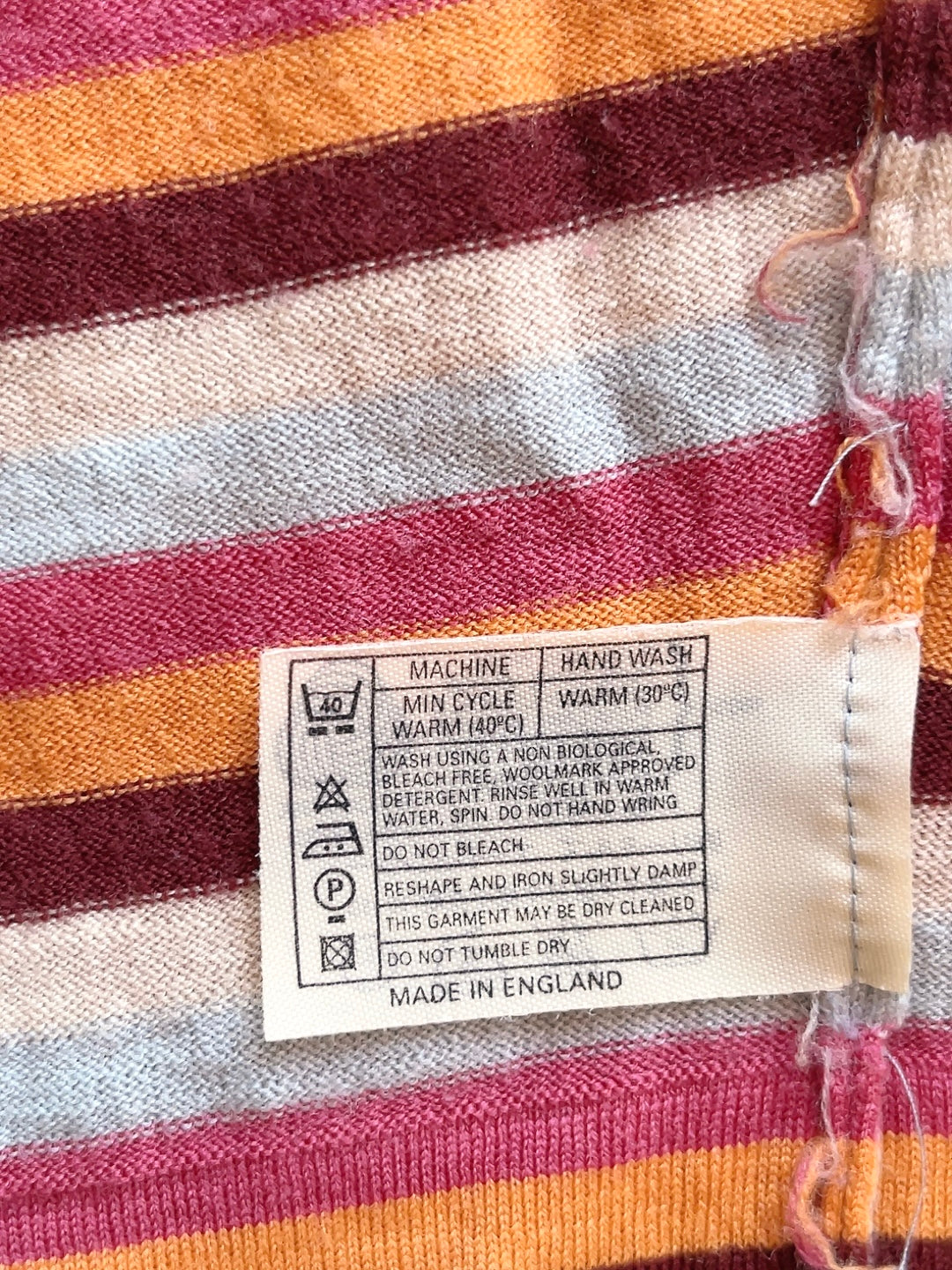 JOHN SMEDELY multi color knit tank top