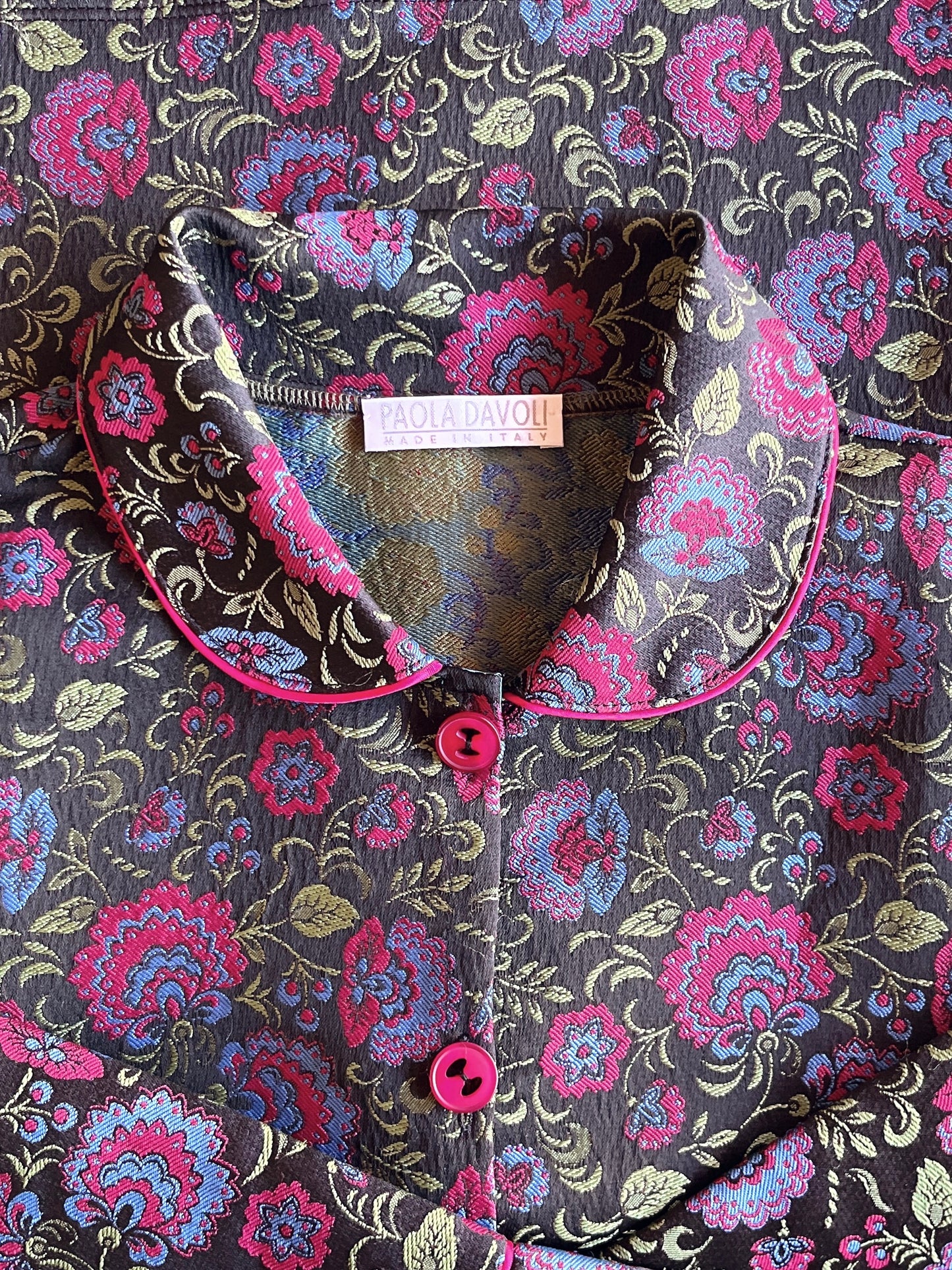 vintage jacquard jacket