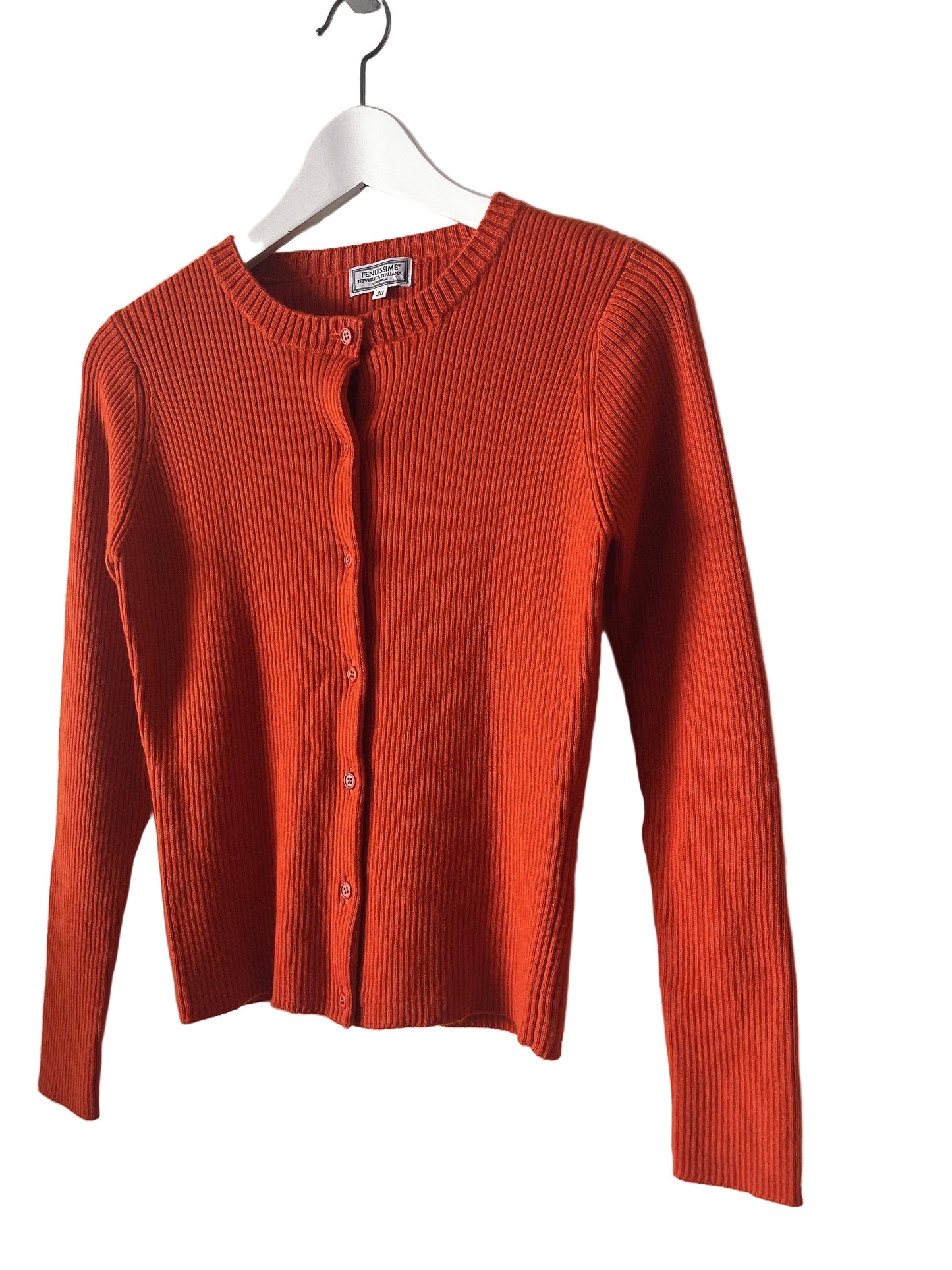 Fendissime orange cardigan