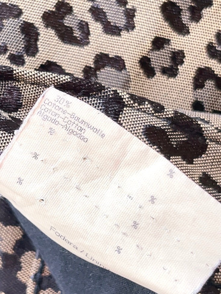 FENDI 90s vintage leopard jeans