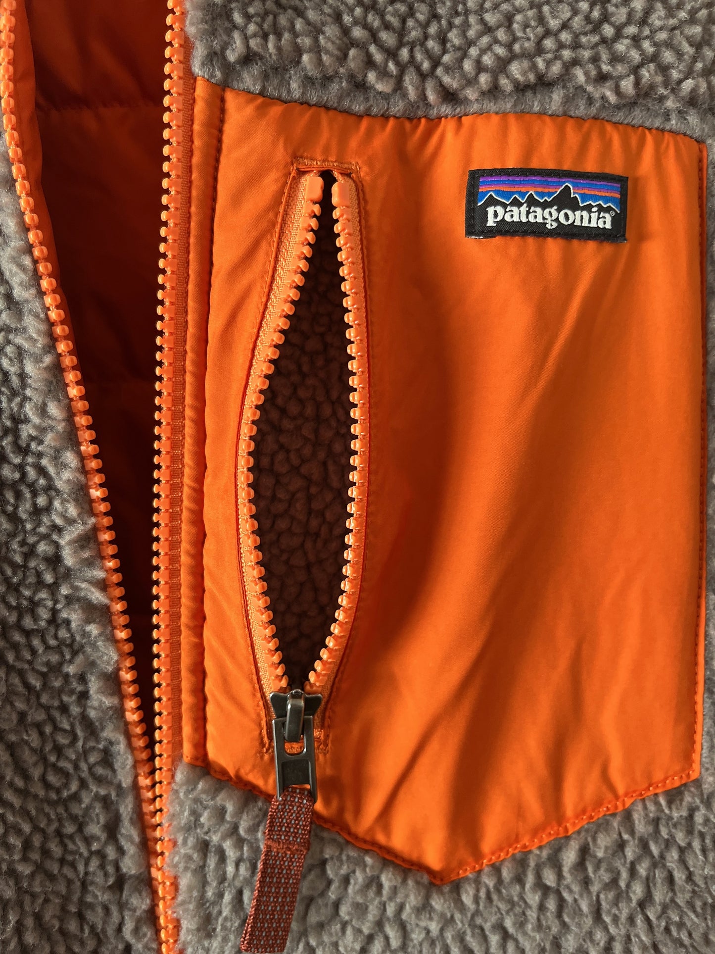 patagonia fleece reversible hoodie jacket